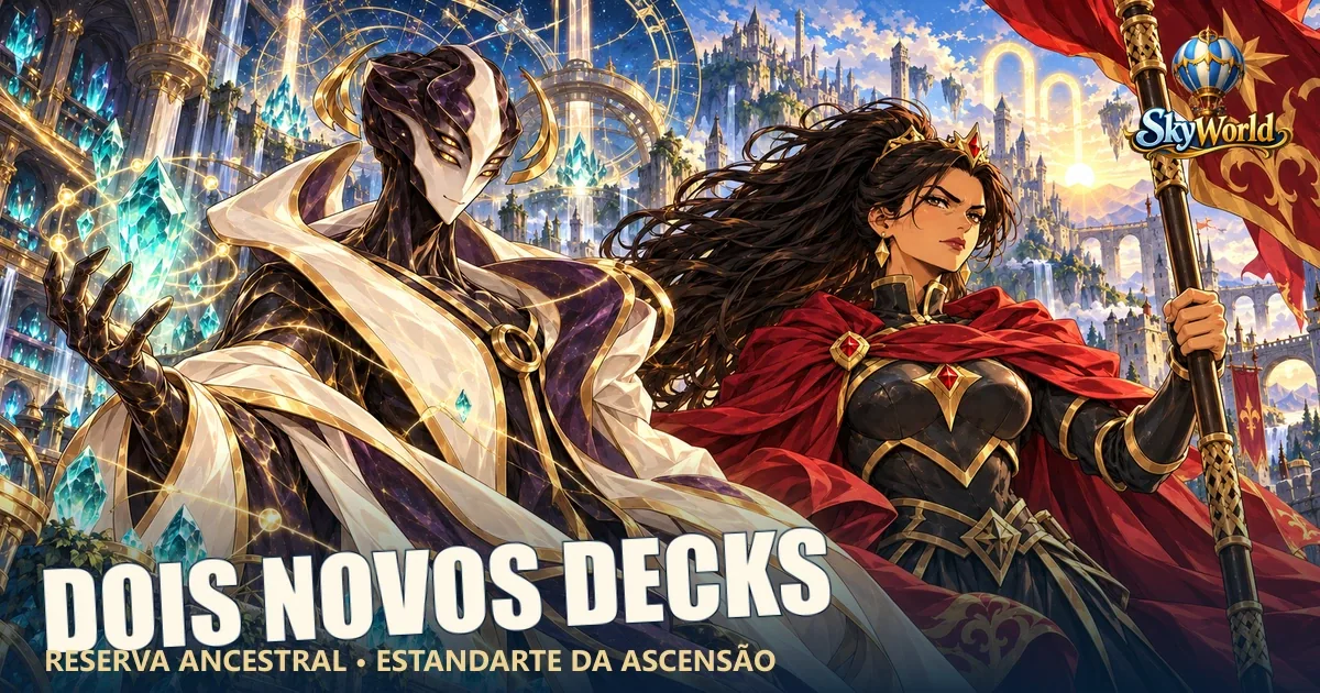 Dois novos caminhos para a vitória: Reserva Ancestral e Estandarte da Ascensão
